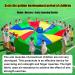 2m Play Parachute Teamwork Game for Nursery Physical Training - Indoor & Outdoor Activities - Buy Online on GoSupps.com