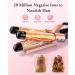 BESTOPE PRO Curling iron curling iron 3 sheets 5in1 curling iron set 3 barrels for large waves temperature setting quick heating and a glove 2 clips rose gold - Buy Online on GoSupps.com