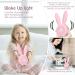 Buy MIIKUU Cute Rabbit Digital Alarm Clock for Kids | Creative Bedside Lamp & Snooze Function | Perfect for Girls & Boys - Pink A-Rosa - Buy Online on GoSupps.com