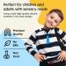 Gafly Chew Necklaces for Kids with Sensory Integration, Autism, ADHD | 3 Pack with Extra Cord and Clasp in Assorted Colors - Buy Online on GoSupps.com