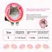 Soft Cat Recovery Collar Wound Healing Protective Collar Cat Cone Collar Soft Cute Cat Recovery Collar Adjustable Cat Cones After Surgery for Cats and Kitten Puppies (S (Pack of 1)) - Buy Online on GoSupps.com