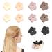 Small Hair Claw Clips for Thin Hair Mini Cute Flower Hair Clips for Women Girls Non Slip Tiny Plastic Jaw Baby Claw Clips Variety Pack Matte Short Hair Styling Accessories 10PCS Mixed colors