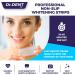 DrDent Premium Teeth Whitening Strips - 20 Sessions Non-Sensitive Formula | Peroxide-Free and Safe for Enamel | Includes Mouth Opener - Buy Online on GoSupps.com