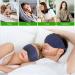 Buy 3D Sleep Mask for Ultimate Comfort - Zero Eye Pressure 100% Light Blocking Eye Shade for Travel - Soft Night Blindfold for Men & Women - Blue - Buy Online on GoSupps.com