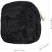DOITOOL Sanitary Pad Pouch - Portable Menstrual Carrying Bag with Zipper | Nursing Pad Holder & Tampons Pouch | Makeup Bag - Black - Buy Online on GoSupps.com