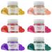 Wwtop edible glitter - 3g x 6 colors glitter powder for drinks tasteless food glitter glitter powder for chocolate cake fondant cocktails drinks fluids - 3G/bottle of normal color