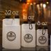 Onza Perfecta 32 oz Plastic Flask with Hidden 1 oz Shot Glass - Carabiner Included - Buy Online on GoSupps.com