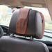 Forbell Memory Cotton Car Headrest Neck Pillow - Suede Black Car Accessories - Buy Online on GoSupps.com