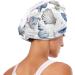 Blue Sea Starfishes Hair Towel 2 Pack | Super Absorbent Quick Dry Turbans for Women & Girls - Buy Online on GoSupps.com