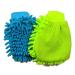 Body Wash Scrubber Microfiber Mitten Soap Holder 2 Count One Size Colors May Vary