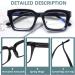 4 Pack Oprah Style Multifocus Reading Glasses for Women - Blue Light Blocking Computer Readers (1.0x Black - Buy Online on GoSupps.com
