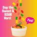 Jimmy Sevigny GoGummy Extreme Sour Mixed Flavours Low Sugar (1g) Gummy Bears | High Fiber No Sugar Alcohols Gluten Free | Pack of 12 x 50g Bags - Buy Online on GoSupps.com