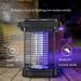 SEFAX Solar Mosquito Killer Lamp for Indoor Outdoor IP65 Waterproof Electric Mosquito Killer UV Light Bulb Fly Trap Killer for Mosquito Moth Fruit Flies - Buy Online on GoSupps.com
