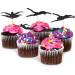 Ercadio 24 PCS Swim Cupcake Toppers Summer Swiming Cupcake Toppers Picks Black Swimming Cake Topper for Swim Party Birthday Baby Shower Kids Birthday Party Cake Decorations Supplies Swim Black - Buy Online on GoSupps.com