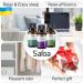 Essential Oils for Diffusers - Set of 6 Tea Tree, Rosemary, Lavender, Peppermint, Orange, Eucalyptus - Perfect Starter Gift Kit - Buy Online on GoSupps.com