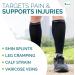 Calf Compression Sleeves for Men and Women - Footless Leg Compression Socks for Runners, Shin Splints, Varicose Vein & Calf Pain Relief - Ideal Calf Brace for Running, Cycling, and Travel - Buy Online on GoSupps.com