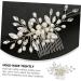 Didiseaon Bridal Headwear Hair Side Combs Elegant Bridal Headpiece Hair Wedding Decor Hairpin Decor Hair Comb Hair Clips Bridal Pearl Hair Pin Grace Crystal Miss White Hair Piece - Buy Online on GoSupps.com