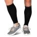 Calf Compression Sleeves - Compression Socks for Fitness Sports Running Shin Splint Varicose Vein Weak Joints and Calf Pain Relief (Large Black) Large Black