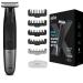 Braun Series X XT5100 Wet & Dry all-in-one tool with 5 attachments Bartschneider body care workers and electric shavers for men waterproof (XT5 black silver) Color XT5 black / silver