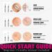 6-Piece Comedone Extractor Set - Acne Blackhead Pimple Remover for All Skin Types | Includes Box - Buy Online on GoSupps.com