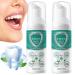 2 Pcs Jorondy Teeth Mouthwash, Teeth Whitening Mousse Foam, Teethaid Mouthwash, Eliminating Bad Breath, Herbal Brightening Oral Repair Foam, Deeply Cleaning Stain Removal
