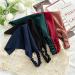 Elastic Chiffon Head Kerchief Bandanas for Women - Solid Color Hair Scarf Headbands (8 Options) | Boho Style - Buy Online on GoSupps.com