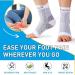 HUEGLO 4 Pair Ankle Bandage Compression Socks | Orthopedic Support for Neuropathy Arthritis & Plantar Fasciitis | Sports Ankle Socks - Black - Buy Online on GoSupps.com