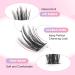 Glowing Win 144 PCS Eyelash Extensions Set - DIY Cluster Lashes with Bond & Seal Tweezers - 8-16mm Natural False Eyelashes - Buy Online on GoSupps.com