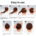 Bezavea 30Pcs Brown Invisible Hair Nets for Women & Girls - Ballet Bun, Dance, Catering, Nurse - Elastic Edge Mesh Hair Net - Buy Online on GoSupps.com
