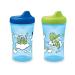 NUK Hide 'n Seek Hard Spout Cup | Sippy Cup with Color-Changing Designs | 2 Pack Blue New Model
