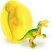 Relaxcation 1 Soap Bar For Kids with DINO Toy Inside - Natural Fresh LEMON Kids Soap - Clear Glycerin Safe For Skin - For Hand  Face and Body Wash - Handmade in USA - Glycerin Clear Lemon 2 Piece Set