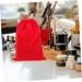 PLAFOPE 3pcs Hair Dryer Storage Bag Hair Dryer Travel Bags Travel Makeup Bag Organizer Flannel Red - Buy Online on GoSupps.com