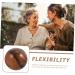 Beaupretty 2-St Fitness Golfer Baoding Balls - Wooden Chinese Health Massage Balls (5.10x5.00cm) - Perfect for Older Adults - Ebony Brown - Buy Online on GoSupps.com