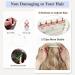 Invisible Wire Hair Extensions - Adjustable Size, Long Wavy Line, 2 Clips - 16 Inch Bleach Blonde - Buy Online on GoSupps.com