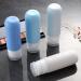 Gemice Silicone Travel Bottle 4 Pack Portable Travel Containers Set LeakProof Refillable Squeezable for Lotion Liquid Shampoos Soap and Toiletries (90ml) Blue - Buy Online on GoSupps.com