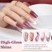 Modelones Gel Nail Polish 6 Colors White Soft Pink Gel Polish Classic Nude Purple Glitter Nail Polish Gel Soak Off U V Gel Nail DIY Salon Manicure French Popular Nails Art Gifts for Women - Buy Online on GoSupps.com