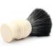 Edwin Jagger Classic Black Synthetic Shaving Brush - Eco-Friendly Vegan Exfoliating Brush for Men and Women - Buy Online on GoSupps.com