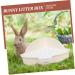 BESPORTBLE 3pcs Rabbit Triangle Potty Toilet Pets Rat Litter Small Animal Litter Indoor White Abs Potty Pad 25.00X19.00X10.00CMx3pcs Whitex3pcs - Buy Online on GoSupps.com
