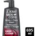 Dove Men + Care Body Wash and Exfoliating Deep Clean Body and Face Wash Bundle Extra Fresh + Body and Face Wash - Buy Online on GoSupps.com
