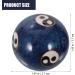 Beavorty Vintage Blue Enamel Baoding Balls - Traditional Chinese Hand Massage & Fitness Exercise Balls - Buy Online on GoSupps.com