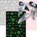 Glow in The Dark Nail Stickers - 9 Sheet Luminous Flower, Butterfly Design Decals for Manicure - Self-Adhesive Nail Decoration for Women & Girls - Buy Online on GoSupps.com