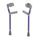 Inspired by Drive Pediatric Forearm Crutches, Wizard Purple, Medium Medium (Pack of 2) Wizard Purple