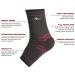 ABIRAM Foot Sleeve Pair with Compression Wrap - Rose Small | Arch Ankle Support for Sprained Foot, Tendonitis & Plantar Fasciitis - Buy Online on GoSupps.com