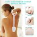 Mczxon Bath Body Back Shower Brush | Curved Long Handle for Exfoliating Skin | Improve Blood Circulation | Back Scrubber for Wet or Dry Brushing | Transparent Handle | Men & Women - Buy Online on GoSupps.com