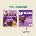 Graze Graze Healthy Snacks Variety bundle - All Sweet Flapjacks Selection - Honey -Peanut Butter- Cocoa Vanilla-Lemon & Blueberry- Cherry Bakewell - Total 30gx32 Snacks Box Mixed bundle - Buy Online on GoSupps.com