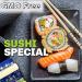 Golden Crown Sushi Rice 32 Oz - Premium Quality, Non-GMO, Gluten-Free Medium Grain Rice - Sweet, Fragrant, and Flavorful - Ideal for Vegetarian Daily Meals - Buy Online on GoSupps.com