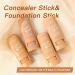 Concealer Stick 2 Pack Concealer Conceal And Contour Face Makeup For All Skin Types Longwear Cream Concealer Stick Highlights Moisturizes Natural Full Coverage (01 * 2) 01*2 - Buy Online on GoSupps.com