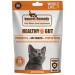 Whole Life Pet Healthy Gut Daily Supplement for Cats  Probiotics with Pumpkin. Helps Digestion + Stool Formation. Mixes in Food or with Water for Hydrating Snack