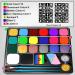 FansArriche Kids Face Paint Kit - 20 Colors Professional Water-Based Body and Face Painting Set for Safe & Non-Toxic Christmas and Halloween Makeup - Buy Online on GoSupps.com