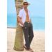 Elegancity Men's Linen Pants - Summer Yoga & Jogging Trousers | Light Baggy Vacation Pants S-3XL - Gray - Buy Online on GoSupps.com